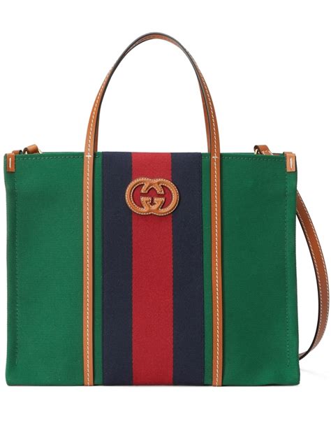 gucci stripe tote|Gucci logo.